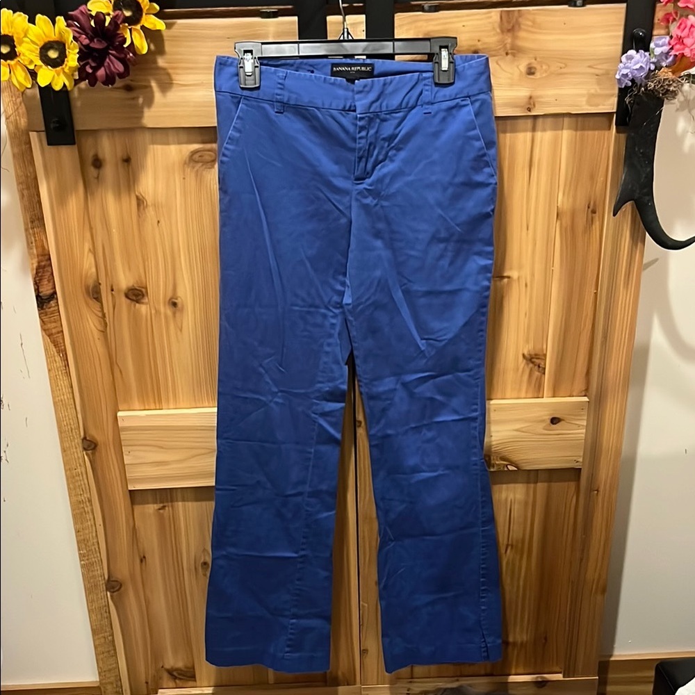 Banana Republic Royal Blue Flare Pants